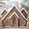 Kate Noël Maison Pain d'Épice Neige Toile de fond conçue par Mini MakeBelieve - Kate Backdrop FR