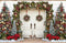 Kate Noël Porte Sapins Décor Toile de fond en Laine conçue par Emetselch - Kate Backdrop FR