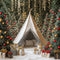 Kate Sapins de Noël Tente Cadeaux Toile de fond conçue par Mini MakeBelieve