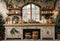 Kate Noël Cuisine Rustique Fenêtre Hiver Toile de fond conçue par Emetselch - Kate Backdrop FR