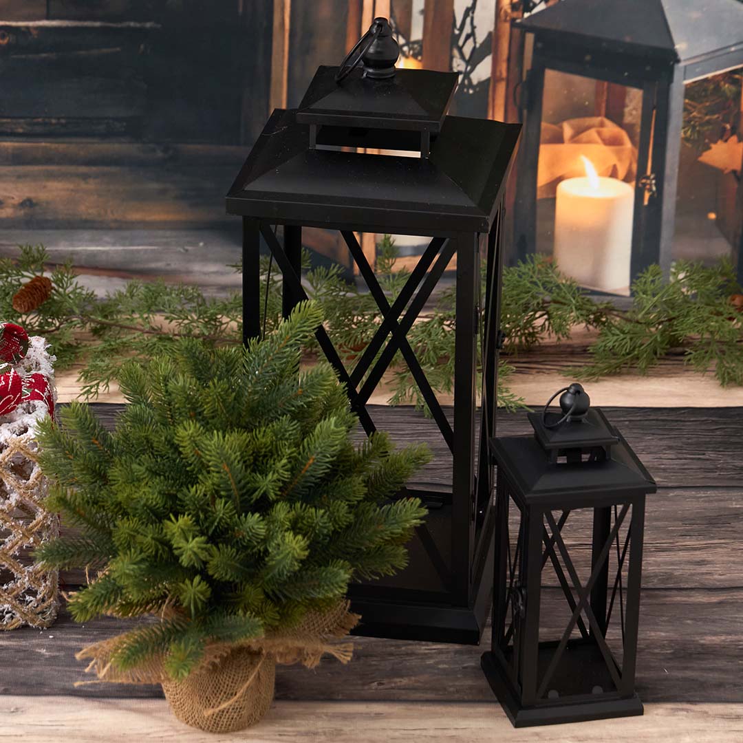 Kate Sapin de Noël Lanterne Porte en Bois Kit Photo - Kate Backdrop FR