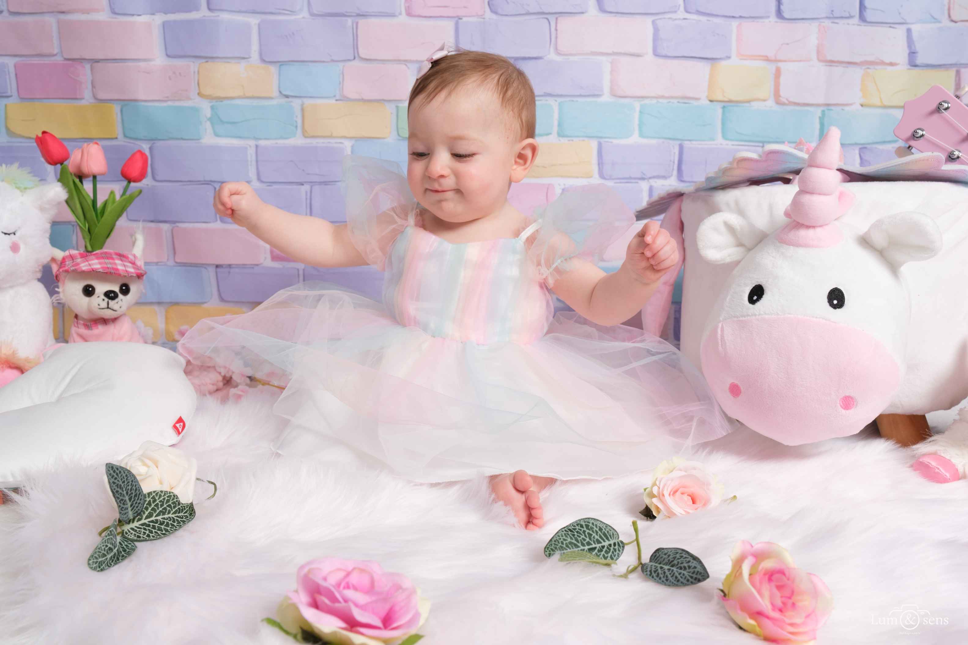 Kate Pastel Pierre Mur de briques Toile de fond conçue par Mini MakeBelieve - Kate Backdrop FR