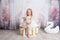 Kate Romantique Château Mariage Blanc Toile de fond pour la photographie - Kate Backdrop FR