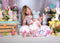 Kate Pâques Lapin Pastel Œufs Peinture Toile de fond conçue par Mini MakeBelieve - Kate Backdrop FR