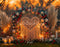Kate Saint Valentin Arche Fleurs Macramé Toile de fond en Laine conçue par Emetselch