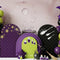 Kate Halloween Sorcellerie Ballons Chat Toile de fond conçue par Patty Roberts