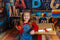 Kate Scolaire Livre Mur en bois Coloré Ensemble de chambre - Kate Backdrop FR