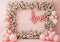 Kate Rose Love Fleurs Ballons Toile de fond conçue par Patty Roberts - Kate Backdrop FR