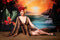 Kate Hawaii Coucher de soleil Été Toile de fond Conçu par Happy Squirrel Design - Kate Backdrop FR