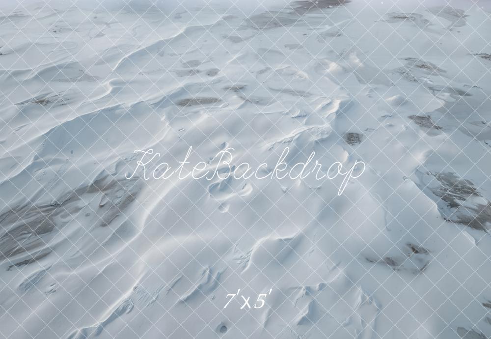 Kate Neige Blanche Texture Sol Toile de fond conçue par Emetselch - Kate Backdrop FR