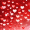 Kate Saint Valentin Cœurs Rouge Paillettes Toile de fond conçue par Emetselch - Kate Backdrop FR