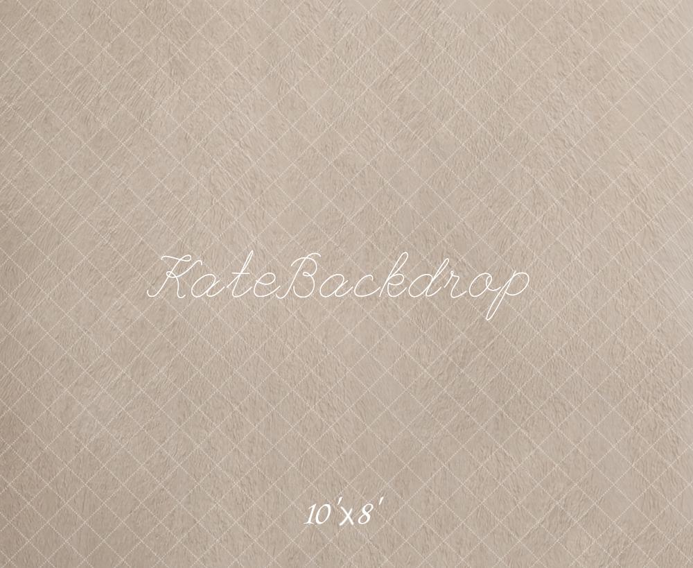 Kate Beige Carreaux Texture Toile de fond en Laine conçue par Emetselch - Kate Backdrop FR