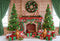Kate Noël Sapins Cheminée Bonbons Toile de fond conçue par Emetselch - Kate Backdrop FR