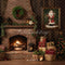 Kate Noël Cheminée Briques Cadre Cadeaux Toile de fond conçue par Emetselch - Kate Backdrop FR