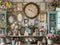 Kate Conte de fées Fleurs Horloge Cadres Toile de fond conçue par Mini MakeBelieve