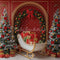 Kate Noël Arche Cadeaux Traîneau Rouge Toile de fond conçue par Mini MakeBelieve