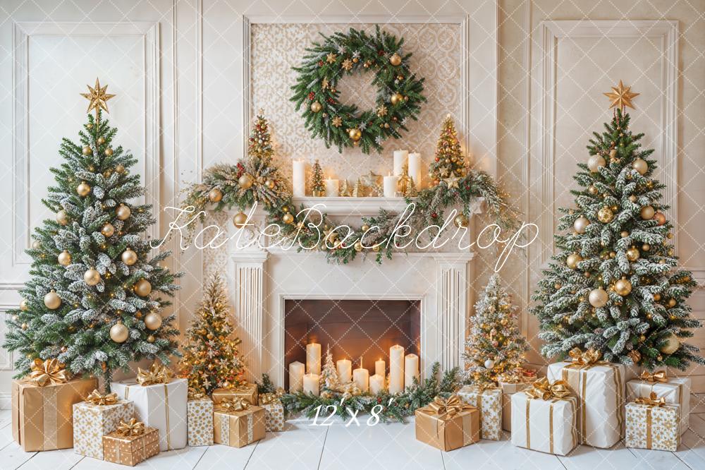 Kate Noël Cheminée Cadeaux Bougies Toile de fond en Laine conçue par Emetselch - Kate Backdrop FR