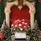 Kate Sapin de Noël Arche Fleurs Toile de fond conçue par Mini MakeBelieve