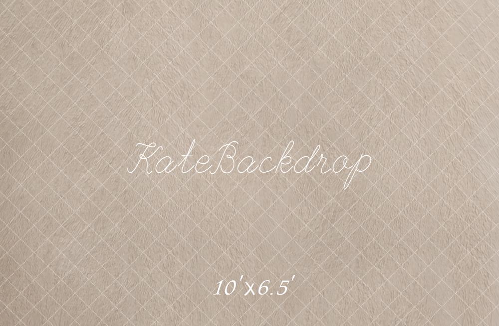 Kate Beige Quadrillage Texture Toile de fond conçue par Emetselch - Kate Backdrop FR