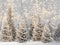 Kate Hiver Sapins Guirlandes Lumineuses Toile de fond conçue par Emetselch - Kate Backdrop FR
