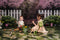 Kate Printemps Jardin Fleurs de cerisier Toile de fond pour la photographie - Kate Backdrop FR