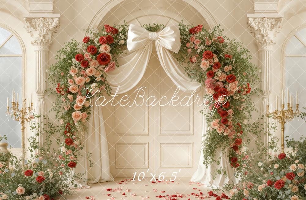 Kate Mariage Arche Fleurs Rideau Toile de fond conçue par Emetselch - Kate Backdrop FR
