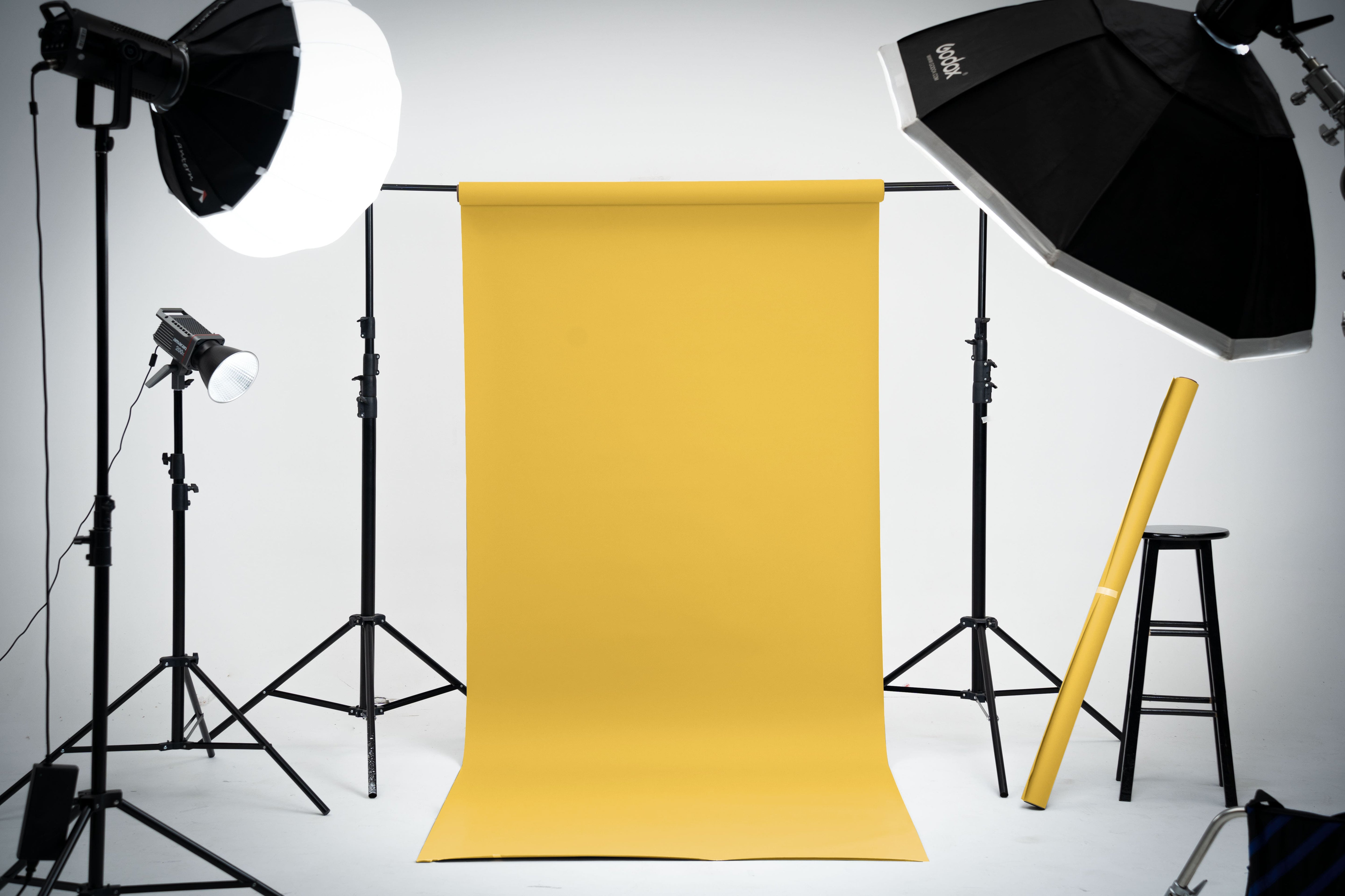 Kate Jaune clair Fond de Papier Sans Couture pour la photographie - Kate Backdrop FR