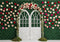 Kate Saint Valentin Arche Fleurs Portes Toile de fond conçue par Patty Roberts