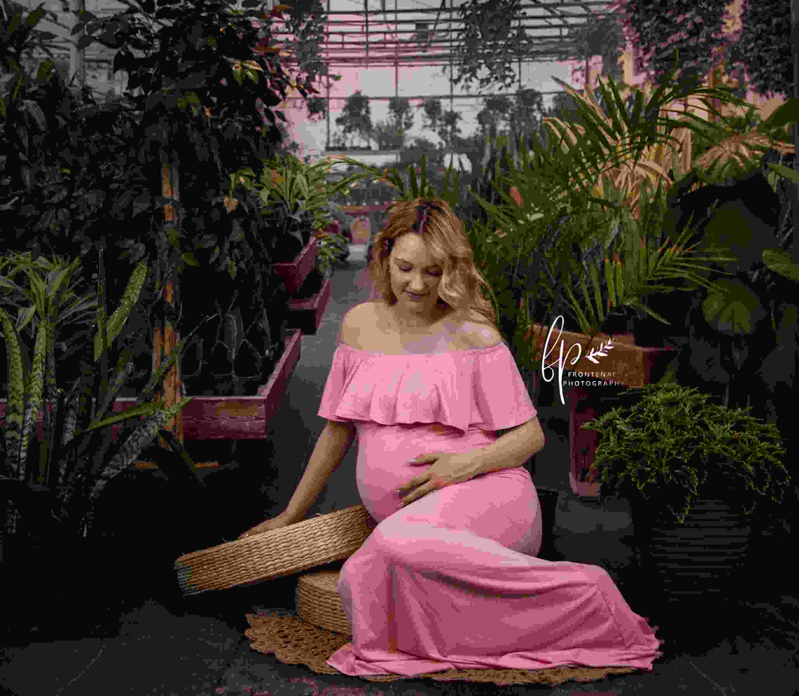 Kate Serre Intérieur Printemps Plante Vert Toile de fond conçue par Mandy Ringe - Kate Backdrop FR