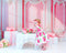 Kate Élégant Rose Mur Vintage Soleil Toile de fond conçue par Emetselch