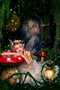 Kate Fée Enchanté Maison dans les Arbres Fleurs Toile de fond conçue par Mandy Ringe - Kate Backdrop FR