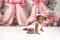 Kate Printemps Rose Nœuds Fleurs Toile de fond conçue par Emetselch - Kate Backdrop FR