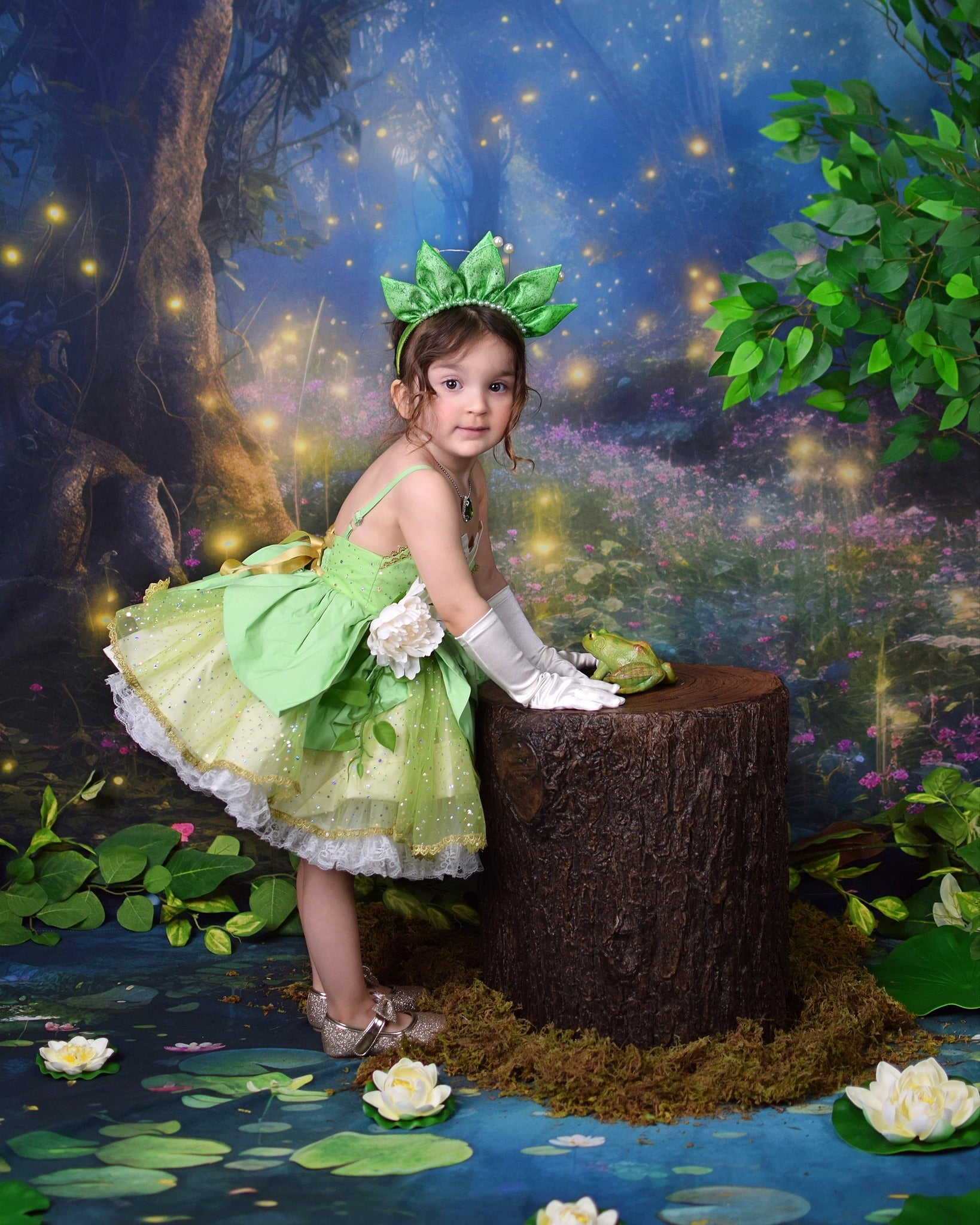 Kate Enchanté Printemps Fée Forêt Toile de fond conçue par Mandy Ringe - Kate Backdrop FR