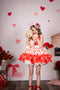 Kate Saint-Valentin Machine à écrire Cœurs Vintage Toile de fond conçue par Patty Roberts - Kate Backdrop FR