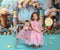 Kate Printemps Macarons Crème glacée Fleurs Toile de fond conçue par Mini MakeBelieve - Kate Backdrop FR