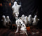 Kate Sinistre Halloween Fantômes Toile de fond Conçu par Patty Robert - Kate Backdrop FR