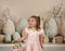 Kate Pâques Pastel Œufs Lapin Toile de fond conçue par Patty Roberts - Kate Backdrop FR