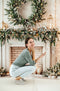 Kate Sapin de Noël Cheminée Bougies Toile de fond conçue par Emetselch - Kate Backdrop FR
