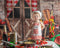 Kate Pâtes italiennes Anniversaire Cake Smash Toile de fond conçue par Mandy Ringe - Kate Backdrop FR