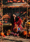 Kate Automne Citrouille Grange Érable Jaune Toile de fond conçue par Emetselch - Kate Backdrop FR