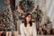 Kate Sapin de Noël Cheminée Couronne Cadeaux Toile de fond conçue par Emetselch - Kate Backdrop FR