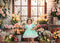 Kate Pâques Fleur Printemps Fenêtre Toile de fond conçue par Emetselch - Kate Backdrop FR