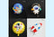 Kate Astronaute Univers Ensemble d'accessoires gonflables 16 pièces - Kate Backdrop FR