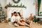 Kate Sapin de Noël Blanc Cheminée Cadeaux Toile de fond conçue par Emetselch - Kate Backdrop FR