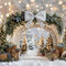 Kate Noël Arche Sapin Lumière Toile de fond conçue par Emetselch - Kate Backdrop FR