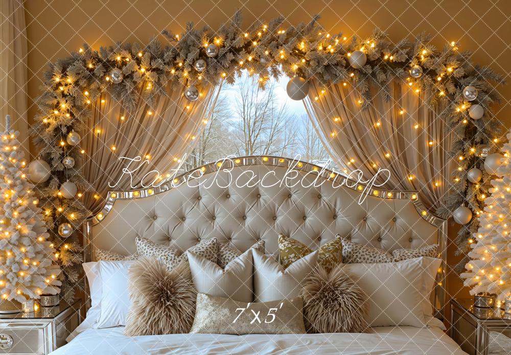 Kate Noël Chambre Tête de lit Lumières Toile de fond conçue par Mini MakeBelieve