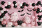 Kate Halloween Fantômes Ballons Bonbon Rose Toile de fond conçue par Ashley Paul - Kate Backdrop FR