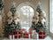 Kate Noël Sapins Fenêtre Cadeaux Toile de fond conçue par Mini MakeBelieve - Kate Backdrop FR
