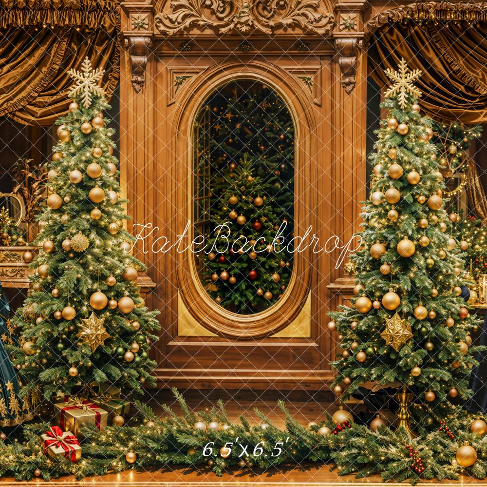 Kate Noël Sapins Robes Victoriennes Toile de fond conçue par Emetselch - Kate Backdrop FR