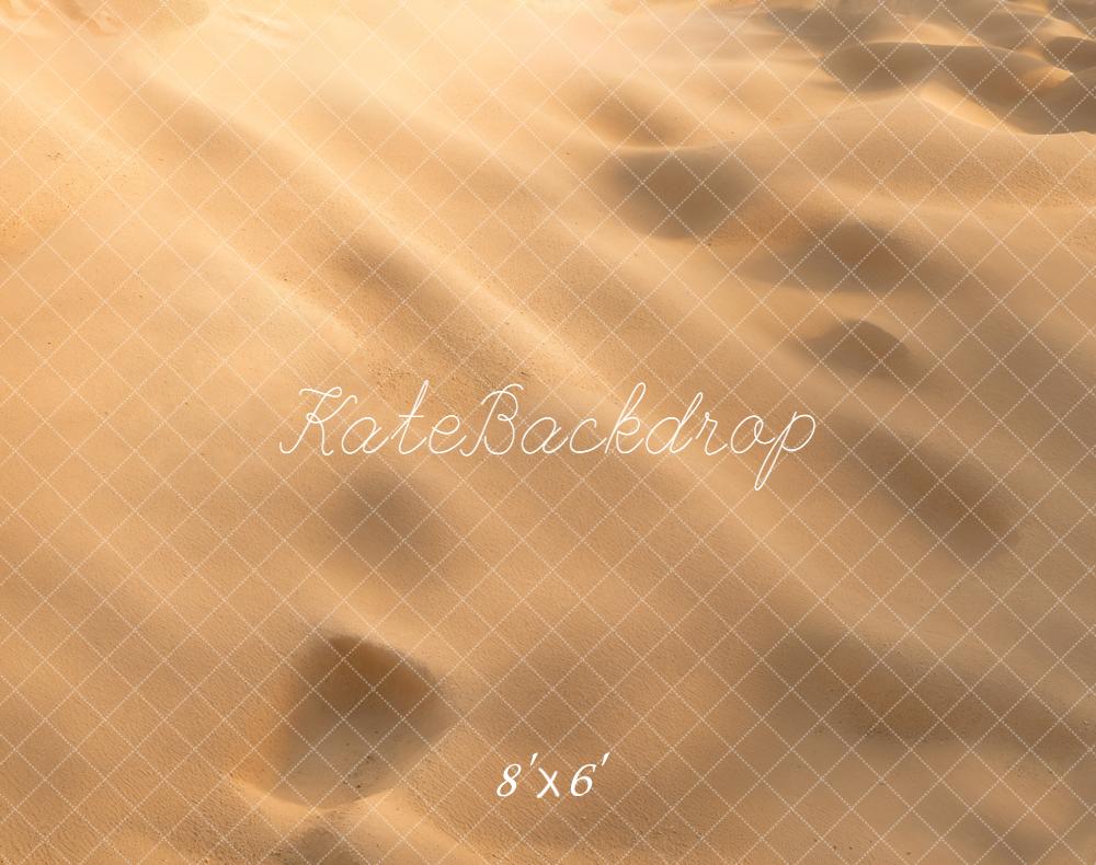 Kate Beige Sable Texture Sol Toile de fond en Laine conçue par Kate Image